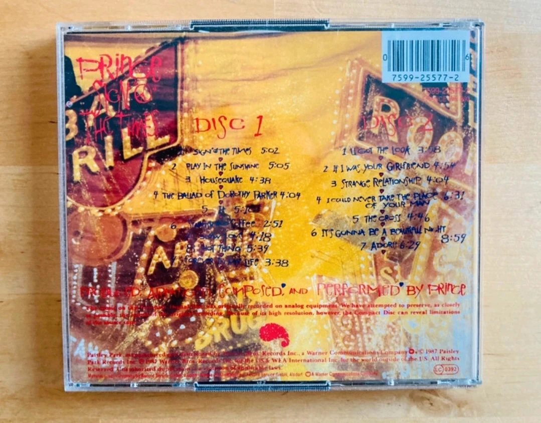 Dubbele CD Prince Sign’O The Times. – photo 4